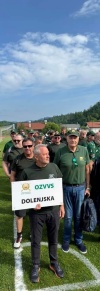 _01_Ekipa OZVVS Dolenjske na otvoritvi veteranskih sportnih iger v Postojni