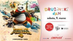 Kung Fu Panda 4 - premiera v nedeljo v Cineplexxu NM 