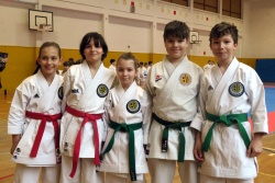 Brežiški karateisti na pripravah slovenske otroške reprezentance
