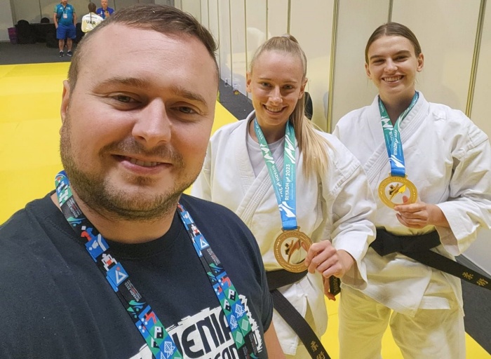 Jedert Jevševar in Maruša Rus zlati na World Combat Games