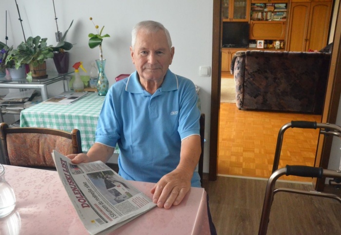 Ivan Kozole je naročnik Dolenjskega lista že od leta 1970. (Foto: P. Perc)